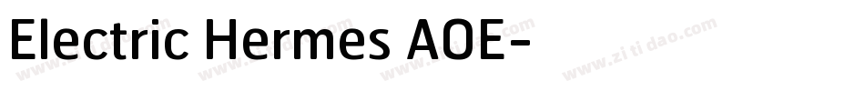 Electric Hermes AOE字体转换